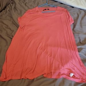 Coral Flowy Shirt